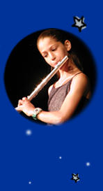 Girl playing flute